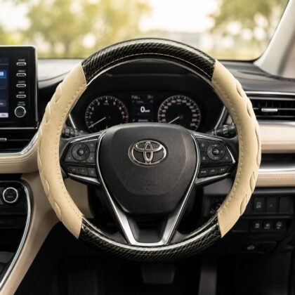 Car Steering Cover with Ergonomic Grip